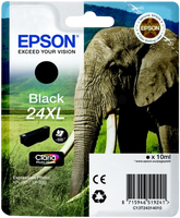 Epson Elephant Singlepack Black 24XL Claria Photo HD Ink - thumbnail