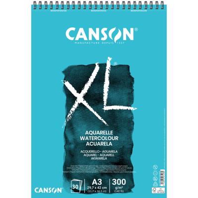 Aquarelpapier canson xl 30vel 300gr a3 wit | 5 stuks