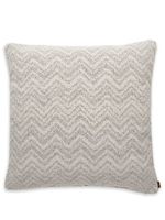 Missoni Home grand coussin Columbia à motif zig-zag - Blanc - thumbnail