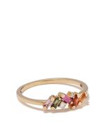 Suzanne Kalan bague Rainbow en or jaune 18ct ornée de diamants et saphirs - Multicolore - thumbnail