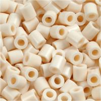 NABBI Strijkkralen, afm 5x5 mm, gatgrootte 2,5 mm, medium, lichtbeige (32251), 6000 stuk/ 1 doos