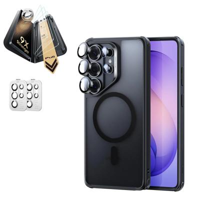 Galaxy S26 Ultra Bundle Classic Hybrid Magnetic Case and Armorite® Pro Screen Protector - Frosted Black