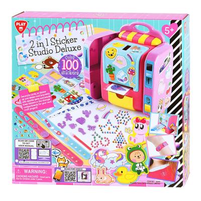 Play 2in1 sticker studio deluxe, incl 100 stickers en armbandjes