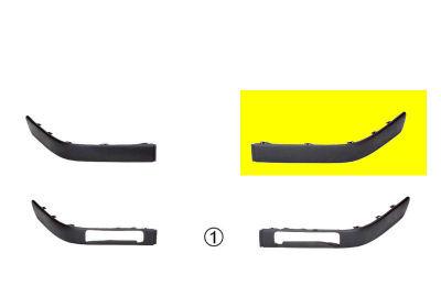 BUMPERLIJST LINKS BUMPER -V6 zonder MISTLICHTGAT 0322585