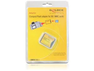 DeLOCK Compact Flash Adapter voor SD/MMC kaartlezer 61796