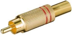 Enzo Tulp stekker verguld rood 7097317