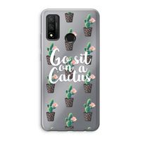 Cactus quote: Huawei P Smart (2020) Transparant Hoesje