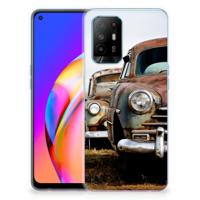 OPPO A94 5G | Reno5 Z | Siliconen hoesje | met foto Vintage Auto