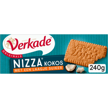 Verkade Originals Nizza Kokos met een Laagje Suiker 240 g bij Jumbo