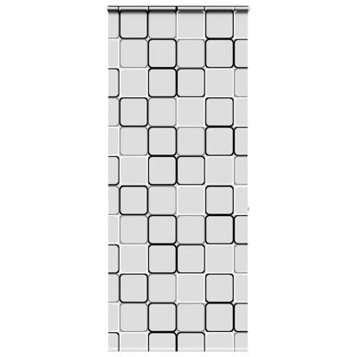 Doucherolgordijn met cassette 110x240 cm stofbreedte 106 cm