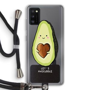Avocuddle: Samsung Galaxy A41 Transparant Hoesje met koord