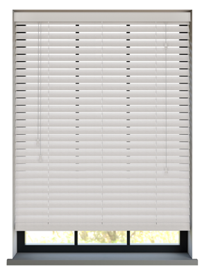 Sunwood PVC jaloezie met koord - whitewash eiken