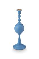 Pip Studio Kaarsenhouder Metalen Bol Mat Lichtblauw 37cm