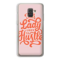 Hustle Lady: Samsung Galaxy A8 (2018) Transparant Hoesje