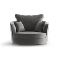 Haluta - Fauteuil Veronica - 125x125x80 - Draaibaar - Grijs
