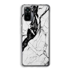 Witte marmer 2: Xiaomi Redmi Note 10 Pro Transparant Hoesje