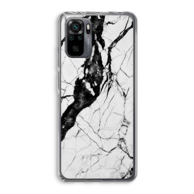 Witte marmer 2: Xiaomi Redmi Note 10 Pro Transparant Hoesje
