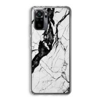 Witte marmer 2: Xiaomi Redmi Note 10 Pro Transparant Hoesje