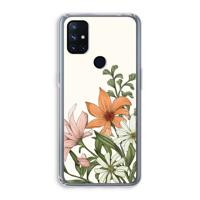Floral bouquet: OnePlus Nord N10 5G Transparant Hoesje