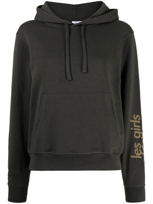 Les Girls Les Boys hoodie à logo imprimé - Vert