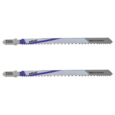 wolfcraft GmbH 3555000 decoupeerzaag-, figuurzaag- & reciprozaagblad Decoupeerzaagblad Bimetaal 2 stuk(s)
