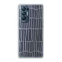 Moroccan stripes: Oppo Find X3 Neo Transparant Hoesje