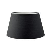 Minimalistische stijl - Stoffen Lampenkap - Conisch - Black - 25 x 18 x 14 cm - E27 fitting - Ontworpen voor tafellampen - Ontworpen voor woon- en slaapkamers