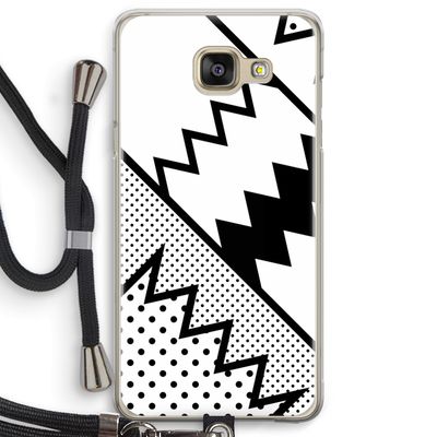 Pop Art #5: Samsung Galaxy A5 (2016) Transparant Hoesje met koord