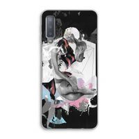 Camouflage de sommeil: Samsung Galaxy A7 (2018) Transparant Hoesje