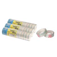 Centrum Plakband - 36x stuks - transparant - 12 mm x 10 m - kantoorartikelen