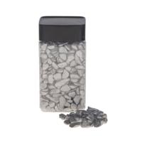 Decoratie/hobby stenen/steentjes - zilver - 600 gram - vulling materiaal - korrels