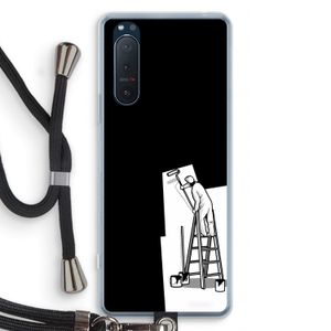 Musketon Painter: Sony Xperia 5 II Transparant Hoesje met koord