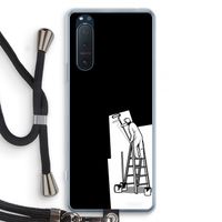 Musketon Painter: Sony Xperia 5 II Transparant Hoesje met koord