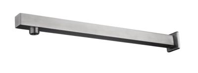 Wiesbaden 304-rechte douchearm vierk.muurbevestiging 41 cm RVS