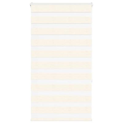 VidaXL Zebra rolgordijn 90x150 cm stofbreedte 85,9 cm marmerbeige