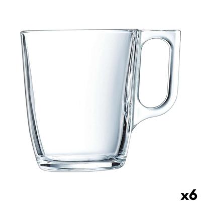 Mok Arcoroc Voluto Transparant 250 ml (6 Stuks)