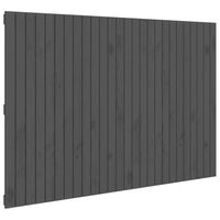 vidaXL Wandhoofdbord 166x3x110 cm massief grenenhout grijs - thumbnail