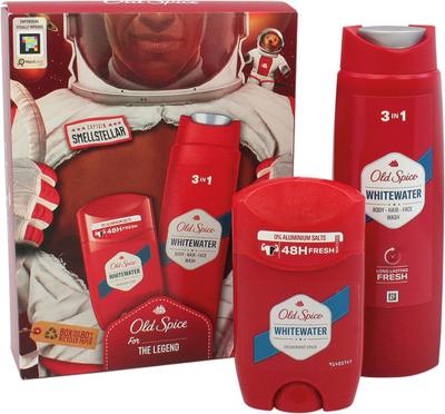 Old spice Old Spice Whitewater geschenkset, deo stick + Douchegel (3 in 1)