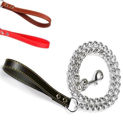 Nobleza Hondenriem ketting - Maat L - Lengte 120 cm - Breedte 13 mm