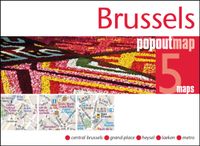 Stadsplattegrond Popout Map Brussels - Brussel | Compass Maps - thumbnail