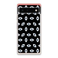 Eyes pattern: Google Pixel 6 Transparant Hoesje