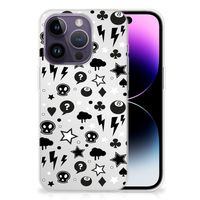 Silicone Back Case Apple iPhone 14 Pro Silver Punk