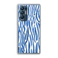 Blauwe nerven: Oppo Find X3 Neo Transparant Hoesje Blauwe nerven: Oppo Find X3 Neo Transparant Hoesje