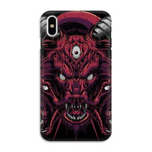 Hell Hound and Serpents: iPhone X Tough Case