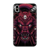 Hell Hound and Serpents: iPhone X Tough Case