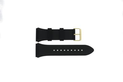 Horlogeband Guess W0048G2 / GW0048G2 Rubber Zwart 27mm