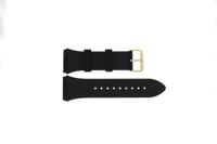 Horlogeband Guess W0048G2 / GW0048G2 Rubber Zwart 27mm