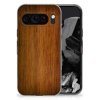 Google Pixel 9 Pro XL | Bumper Hoesje | Donker Hout