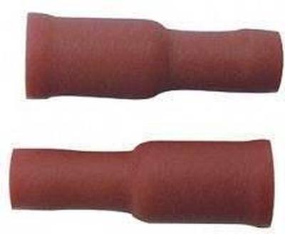 Rondstekerhuls 4mm Rood 10St - Skandia