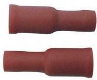 Rondstekerhuls 4mm Rood 10St - Skandia